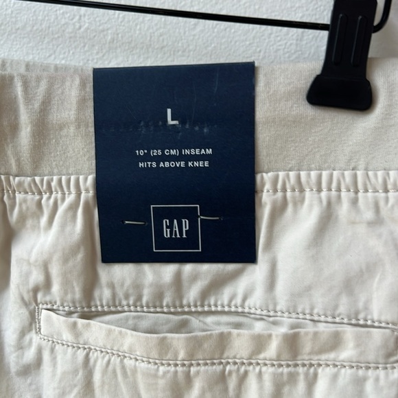 NWT Gap Men’s Premium Cotton Chino Shorts With Adjustable Draw String Large - Picture 5 of 7
